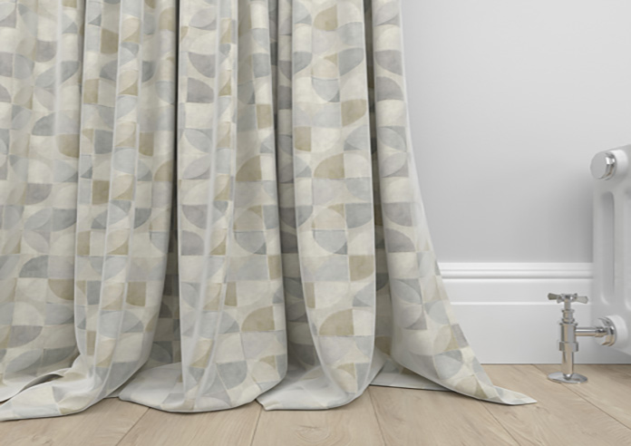 Mosaic Tile, Subdued - Made to Measure Curtains - Image 6